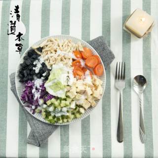 Black Garlic Rainbow Salad recipe