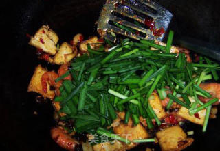 Stir-fried Tofu Shrimp in Soy Sauce recipe