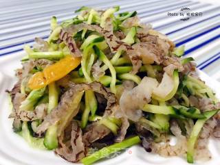 Pickled Pepper Fish Skin with Cucumber recipe