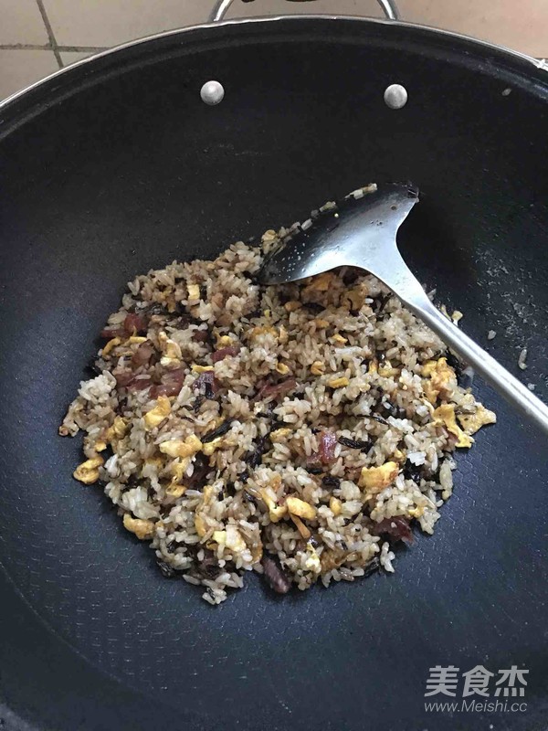 Fried Rice with Sausage and Plum Vegetable Egg recipe