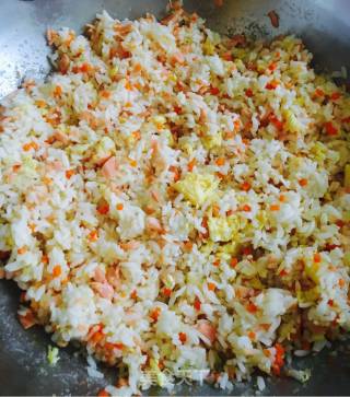 Salmon Fried Rice recipe