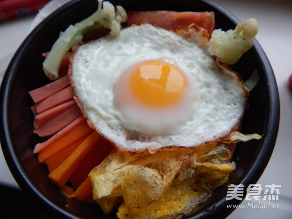 Egg Stone Pot Rice recipe