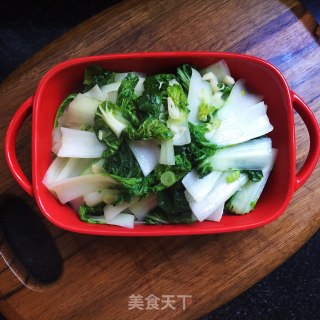 Stir-fried Rape recipe