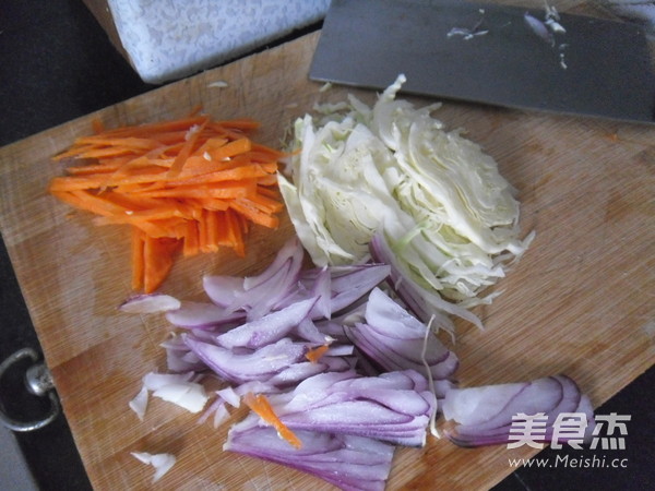 Fried Noodles with Shrimp recipe