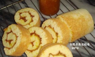 Orange Jam Cake Roll recipe