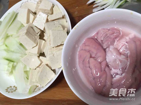 Tofu Burning Brain Flower recipe