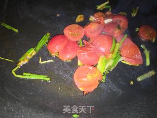 Hangzhou Cabbage Mixed with Cherry Tomatoes recipe