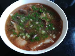 Pork Belly Stewed Cold Mushrooms recipe