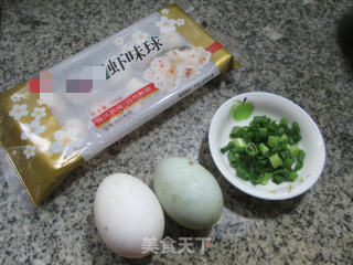 Shrimp Ball Fried Duck Egg recipe