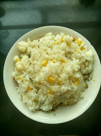 Braised Rice with Corn Grains and Yam