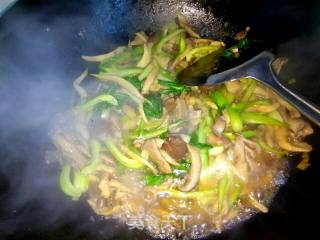 Mushroom Rape in Oyster Sauce recipe