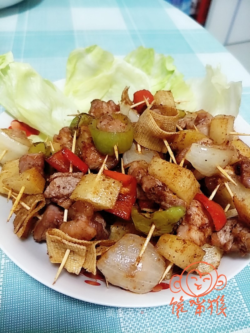 Lamb and Seasonal Vegetable Toothpick Skewers recipe