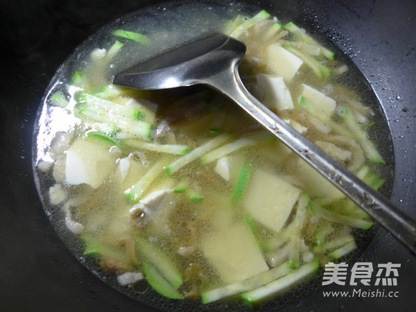 Three Silk Tofu Soup recipe