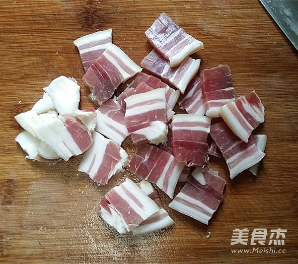 Bacon Stir-fried Garlic recipe