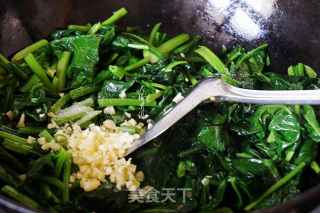 Garlic Spinach recipe