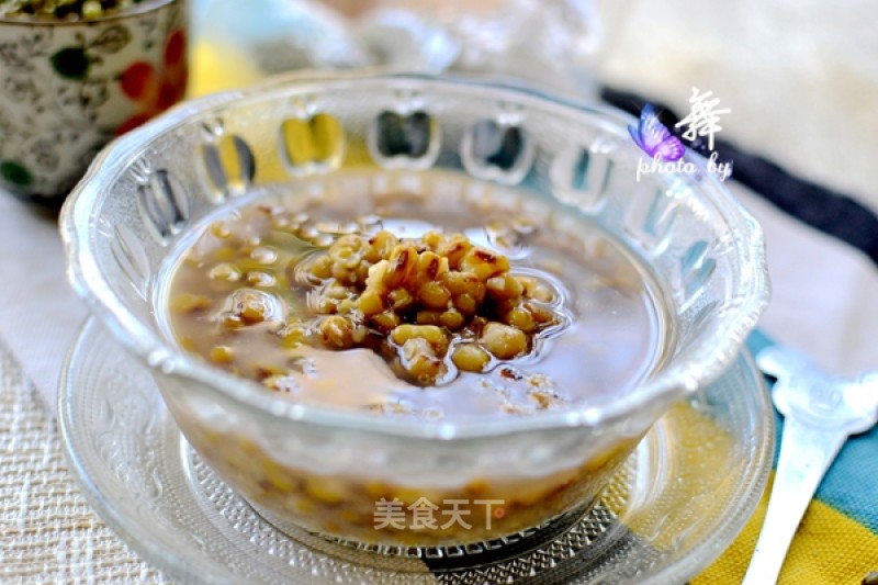Iced Mung Bean Soup recipe