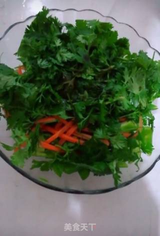 Scallions Mixed with Chili recipe