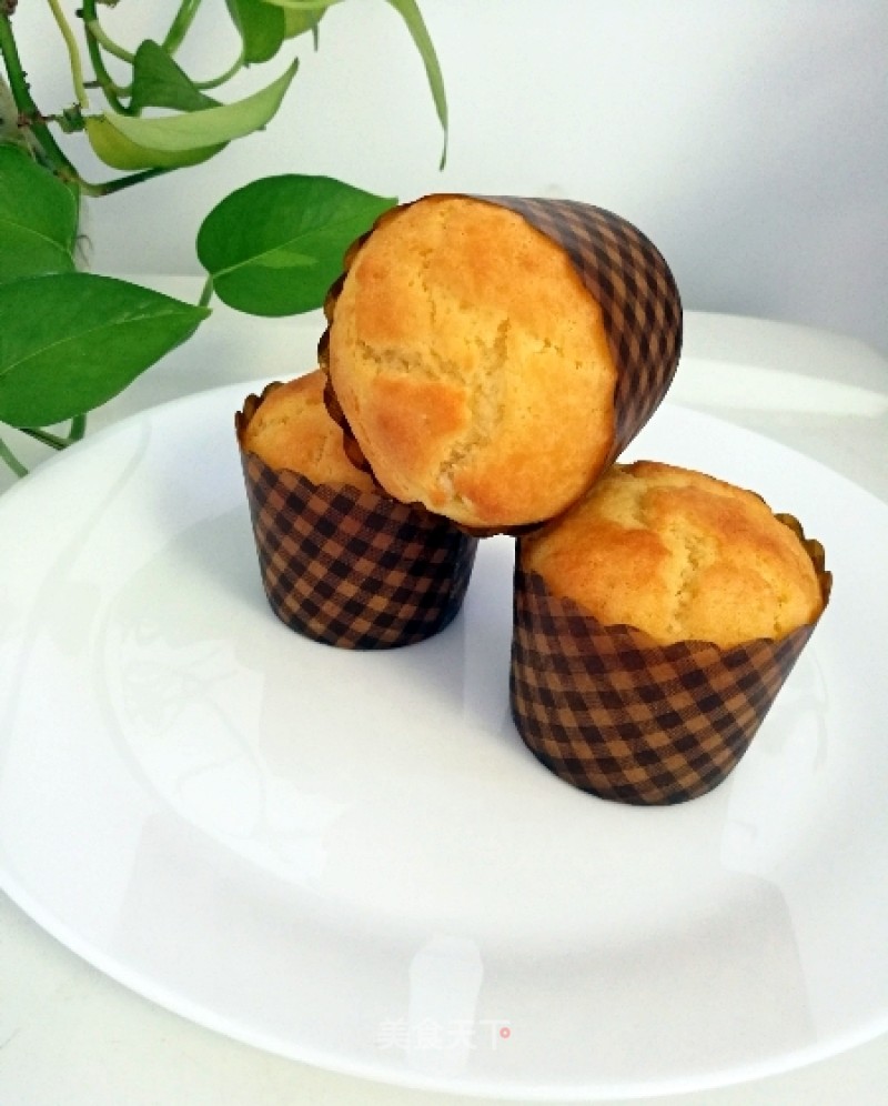 Milk Muffin Cake / A Simple, Unique, Rough and Delicious recipe