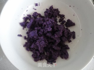 Purple Sweet Potato and Okara Glutinous Rice Cake recipe