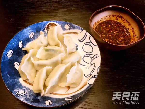 Leek, Egg and Shrimp Dumplings recipe