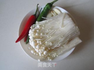 Stir-fried Enoki Mushrooms recipe