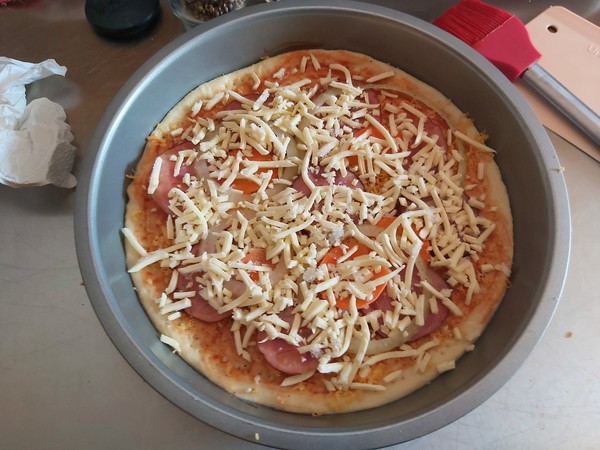 Seafood Prawn Pizza recipe