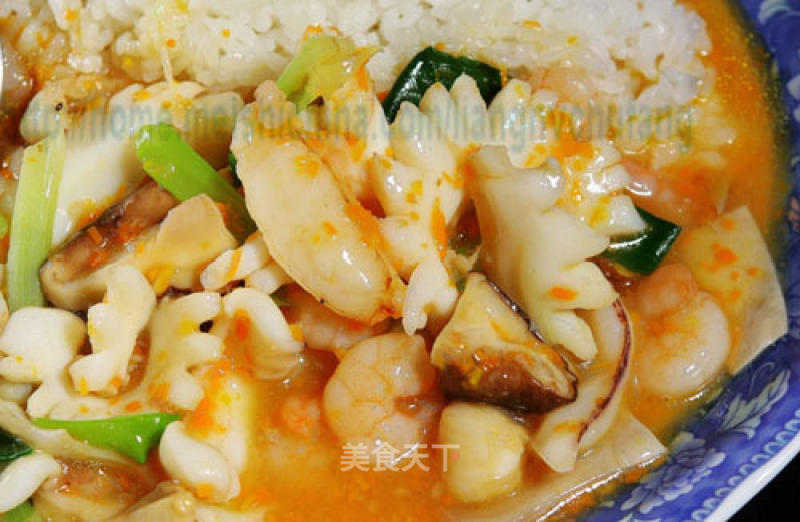 Hong Kong-style Seafood Risotto (with An Old Turkey Soup Cooking Method)