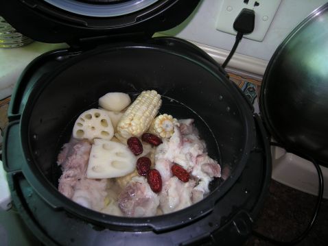 Lotus Root Corn Soup recipe