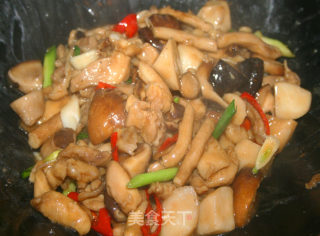 [upgraded Taiwanese Traditional Jiangxi Cuisine] Three Cup Chicken with Assorted Mushrooms recipe