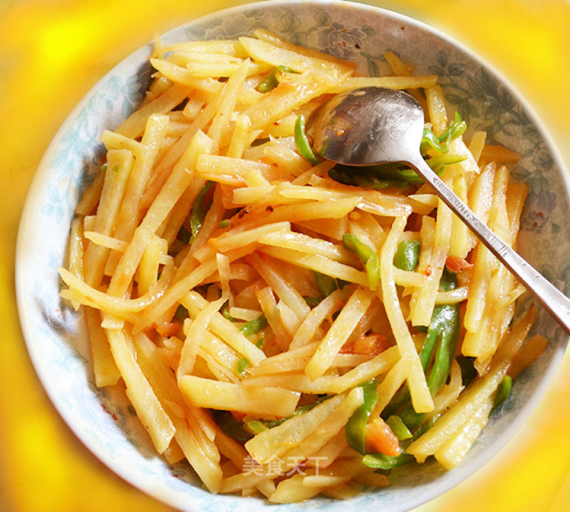 Tomato and Potato Shreds recipe