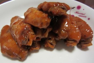 Chicken Wings with Spare Ribs Sauce recipe