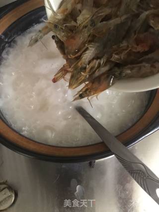 Shrimp Dried Squid Lean Pork Congee recipe