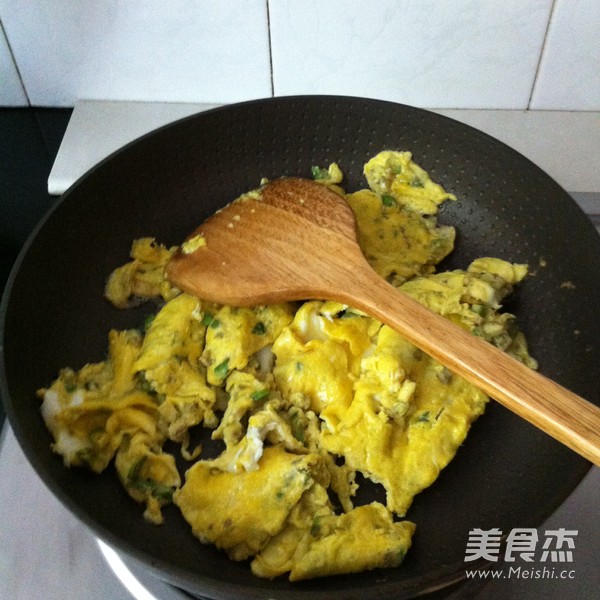 Eggplant Scrambled Eggs recipe