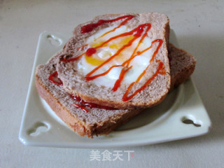 Chocolate Milk Toast Omelette recipe