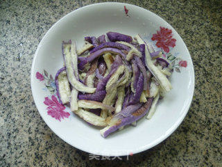 Eggplant with Green Pepper recipe