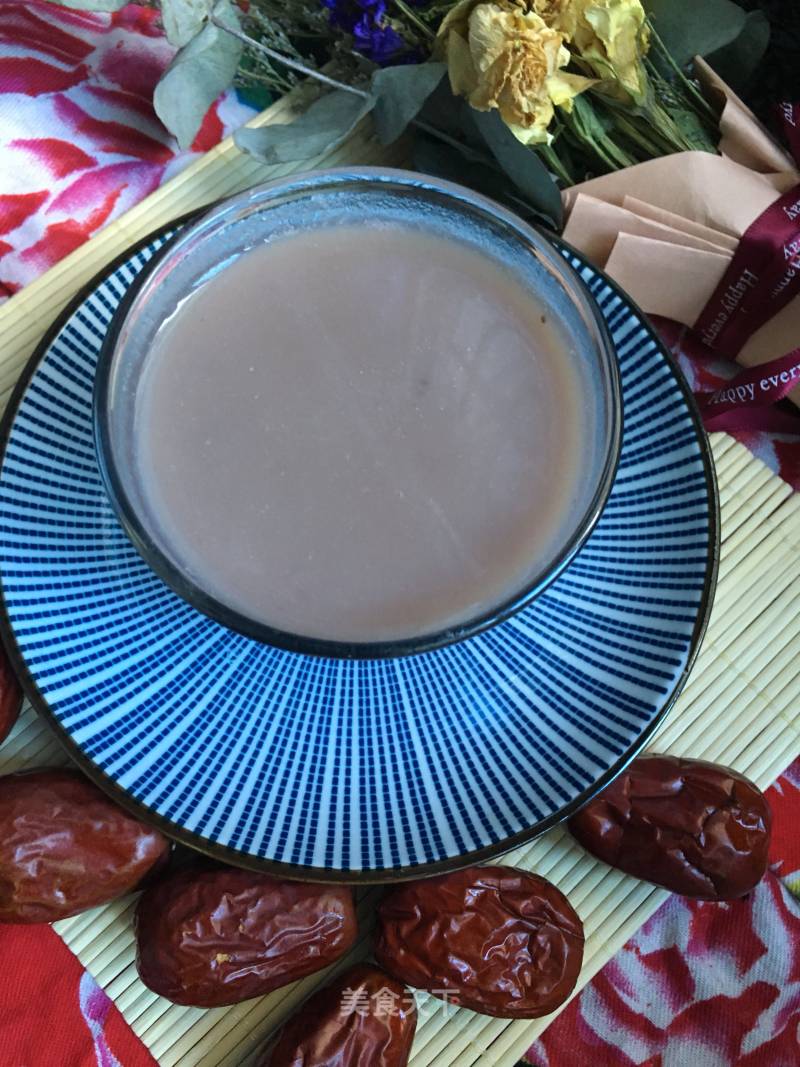 Red Date and Red Soy Milk recipe