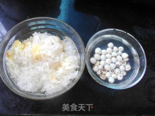 Beauty Dessert---purple Sweet Potato, Tremella, Lotus Seed Soup recipe