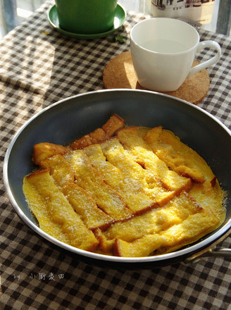 Golden Toast Omelette recipe
