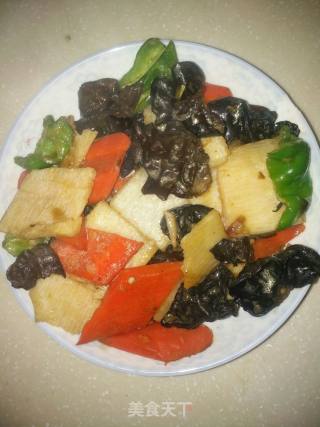 Stir-fried Yam with Vegetables recipe