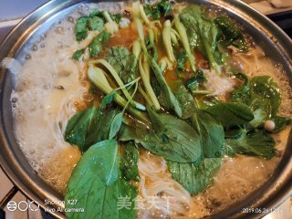 Hot and Sour Noodles with Matsutake and Duck Meat recipe