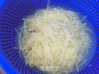 Spinach and Potato Shreds recipe