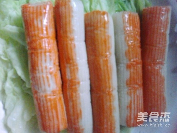 Crab Stick Cabbage Roll recipe