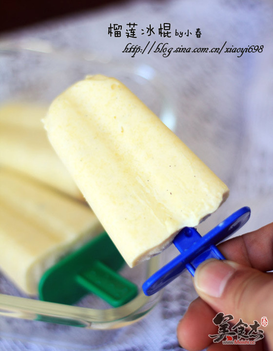 Durian Popsicles recipe