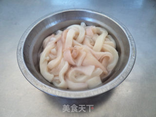 Fried Celery with Squid recipe