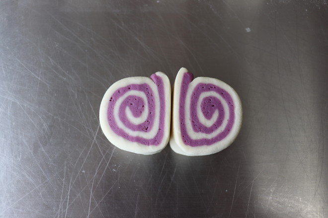 Two-color Pansy Roll recipe