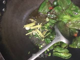 Stir-fried Green Peppers with Tempeh recipe