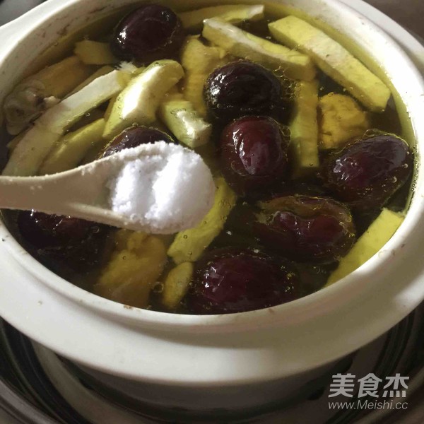 Sand Ginseng Yuzhu Coconut Chicken Soup (with Coconut Method) recipe