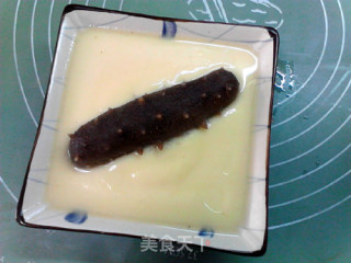 Sea Cucumber Steamed Custard recipe