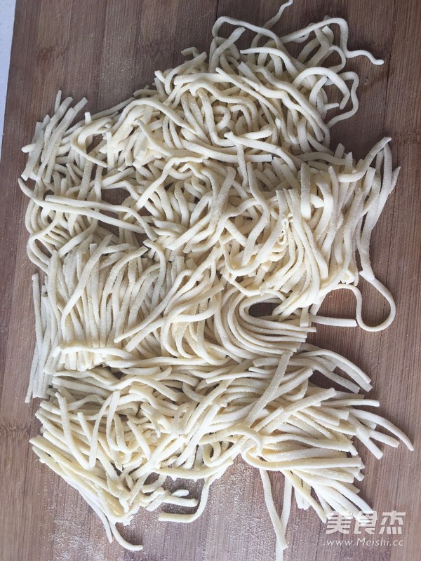 Lentil Braised Noodles recipe