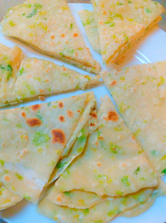 Celery Leaf Pancakes recipe